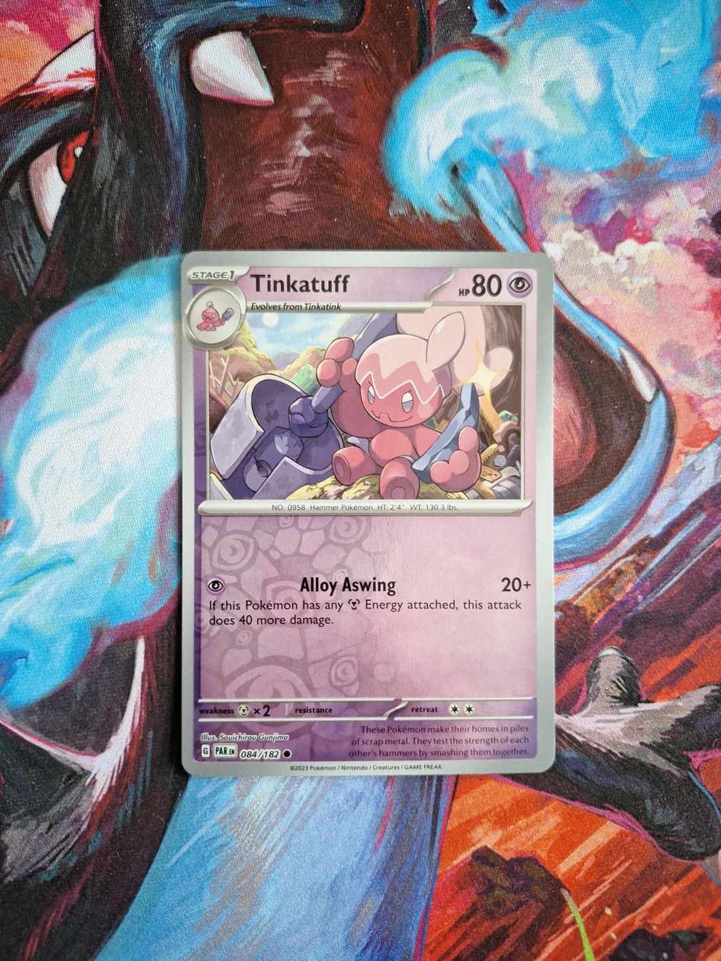 Pokémon Carte collezionabili: Tinkatuff - Reverse Holo - Pokemon Paradox Rift – Usato da Altstätten SG venduto da GGsGameshop