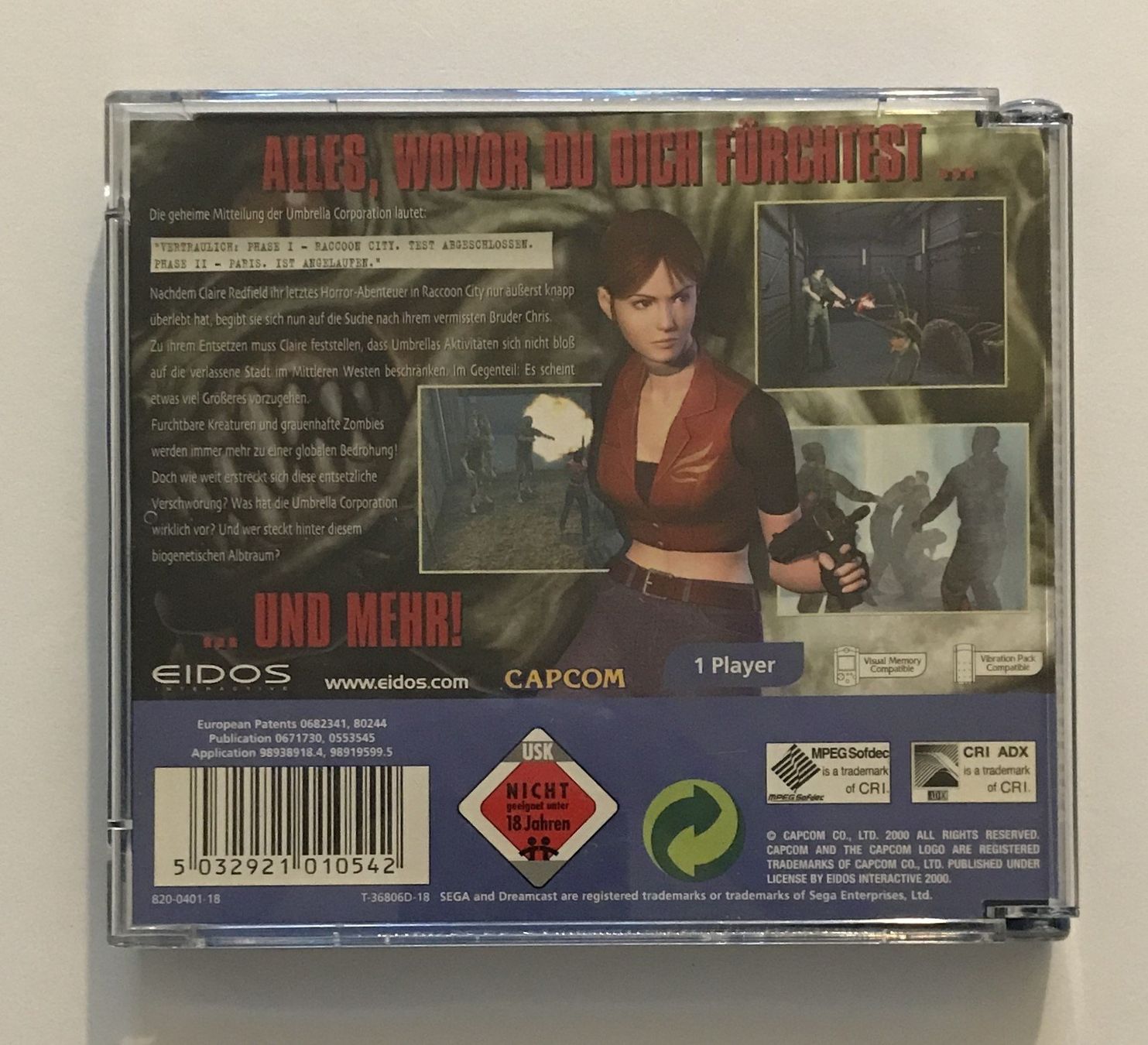Capcom Giochi: DC - Resident Evil Code Veronica – Usato da Allschwil venduto da Bullach 3