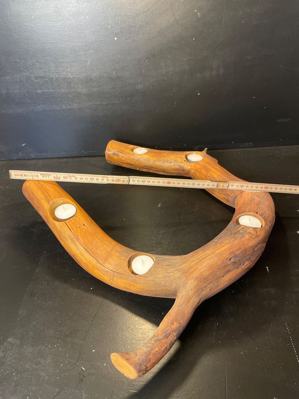 Portacandele: Teelicht Holz Lichtbogen – Usato da Brunnen venduto da Holz-style 3