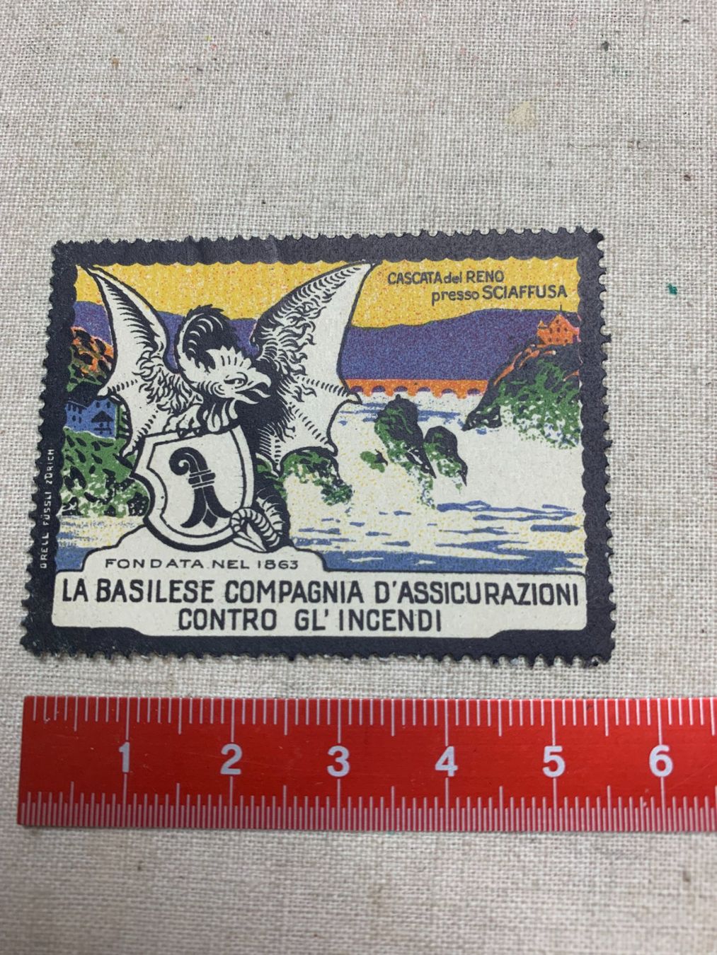 Cartoline postali: "La Basilese assicurazione". – Usato da Sorengo venduto da 74in 1
