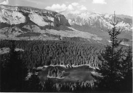 Alte Aufnahme Caumasee Flims, Reproduktion
