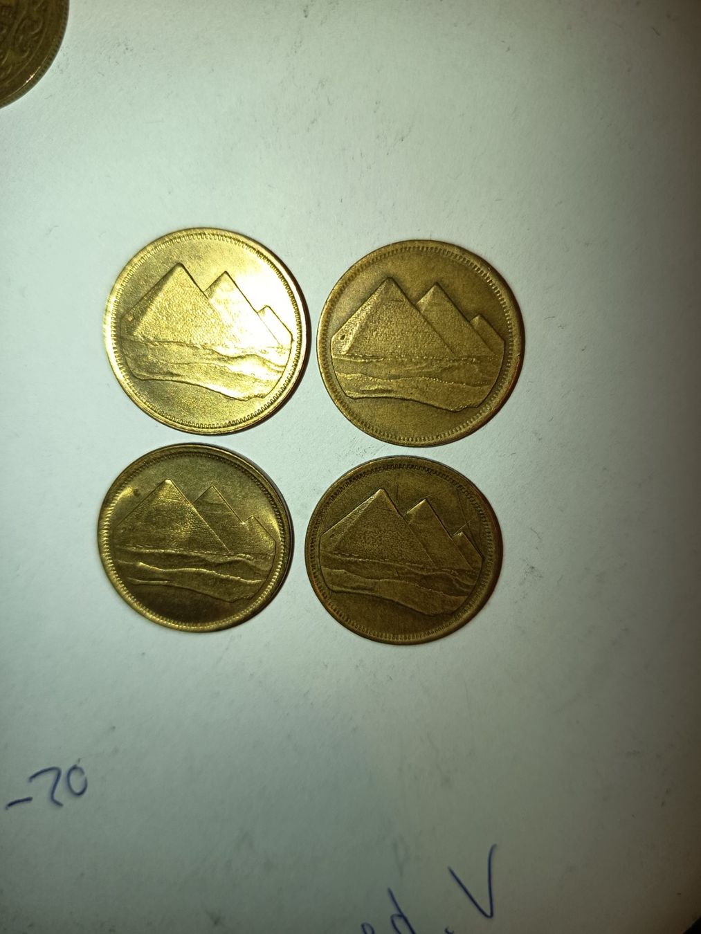 Alle Münzen: 5 piaster 4x ägyptisch   gripNr52 – Gebraucht aus Wattwil von LuckyLegoandCoins 2