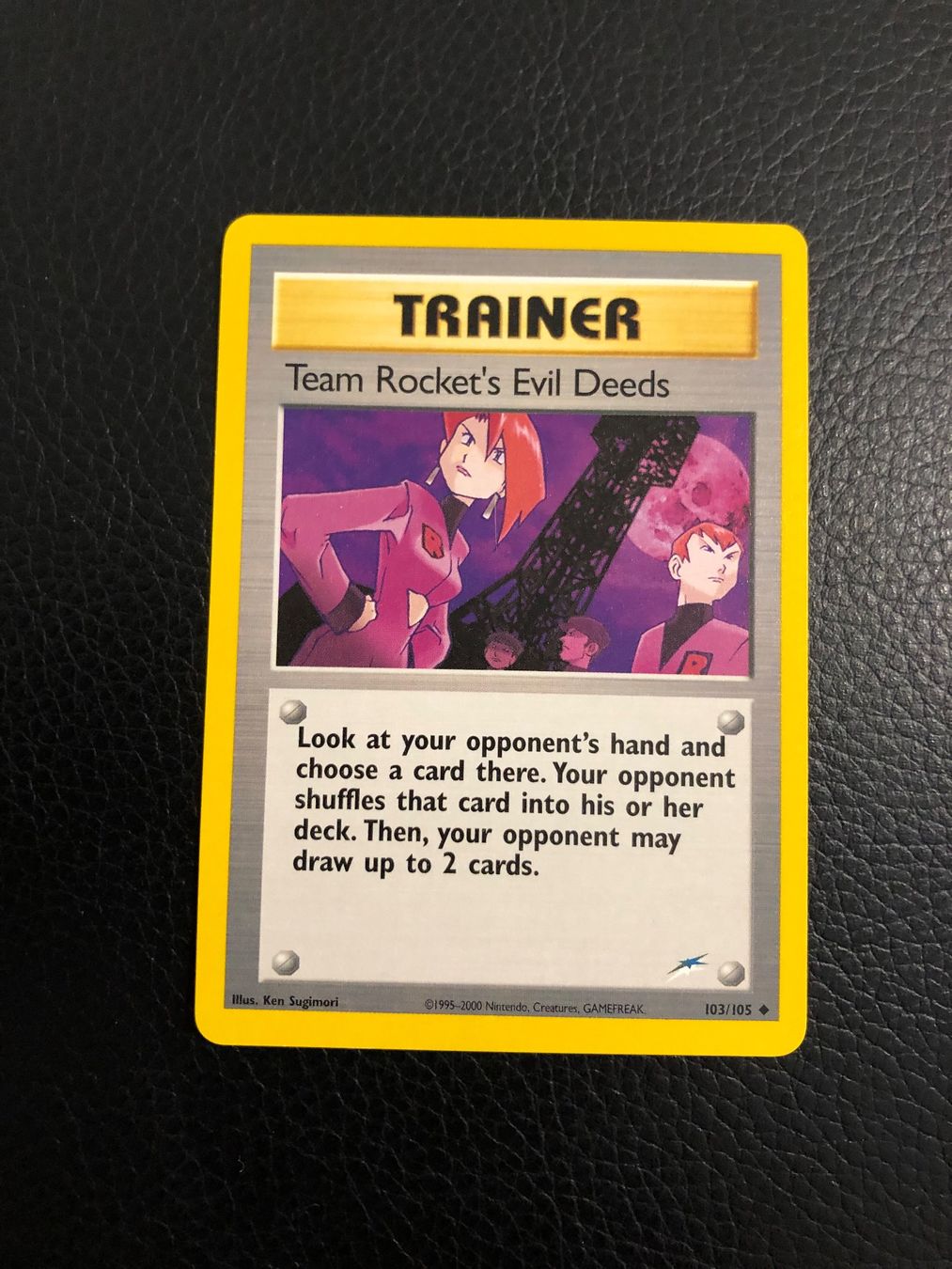 Pokémon Carte collezionabili: 2001 Neo Destiny Team Rocket's Evil Deeds 103/105 Ab 1 – Usato da Paradiso venduto da Pkmn10