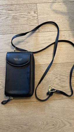 Schwarze Umhängetasche/Handytasche – Praktisch & Stilvoll
