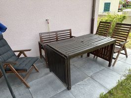 Gartenmöbel-Garnitur