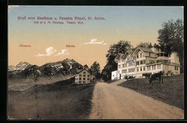 AK St. Anton, Gasthaus, Pension Rössli