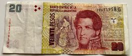 Argentinien 20 Pesos