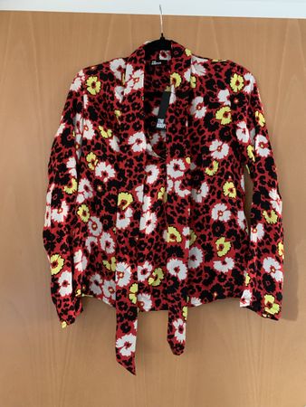 Blouse satin fleuri the kooples