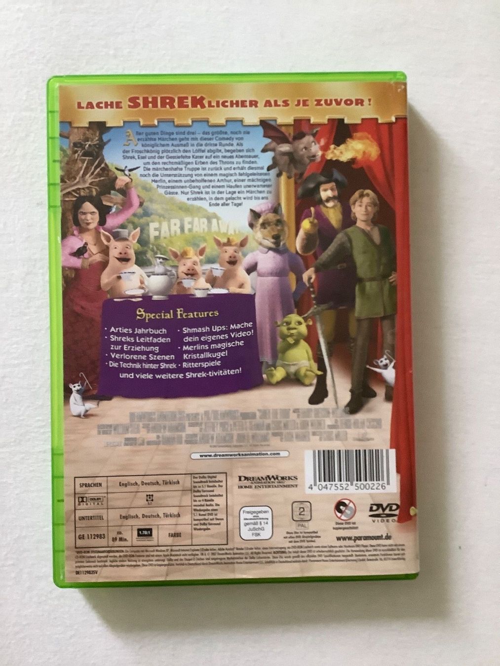 Tutti i DVDs: DVD Shrek der Dritte – Usato da Triesen venduto da boston7 1