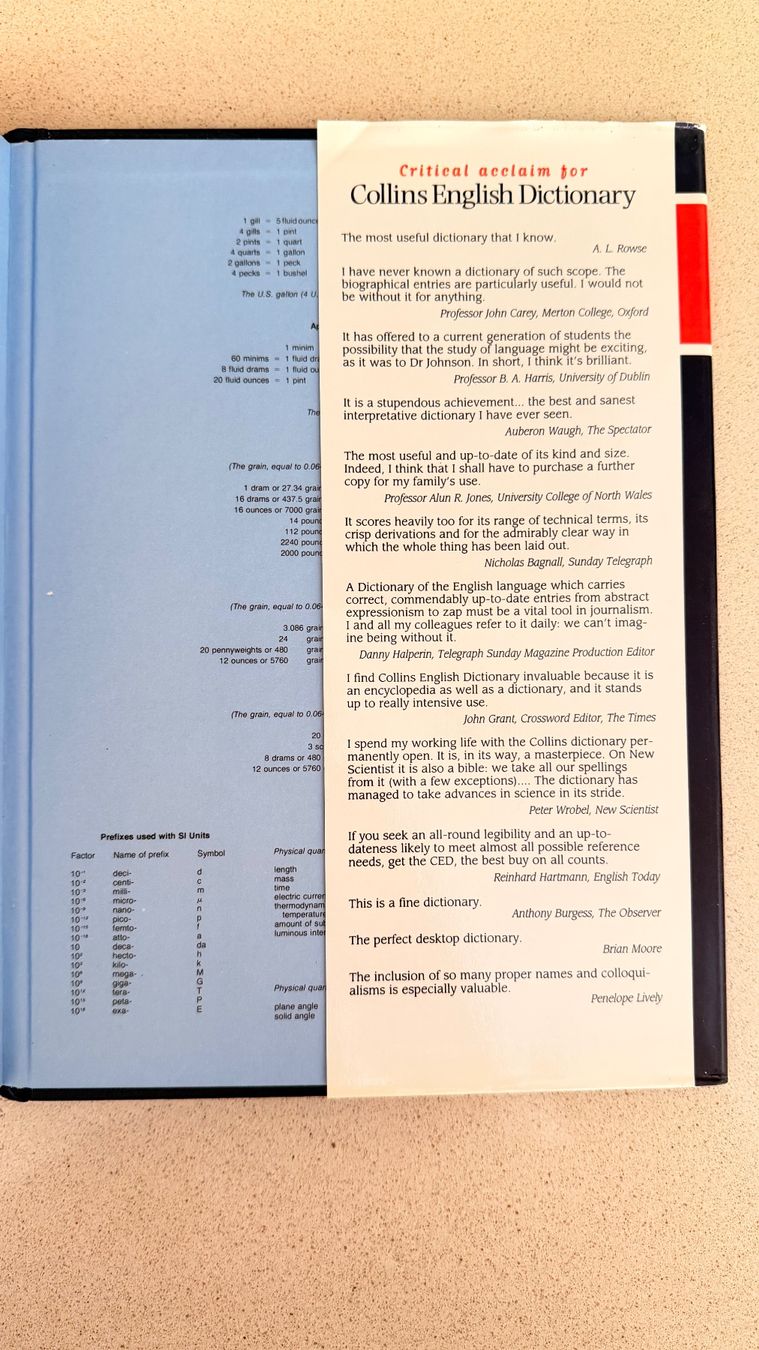 Libri: Collins - Large English Dictionary  1994 – Usato da Würenlos venduto da JRP_71 5