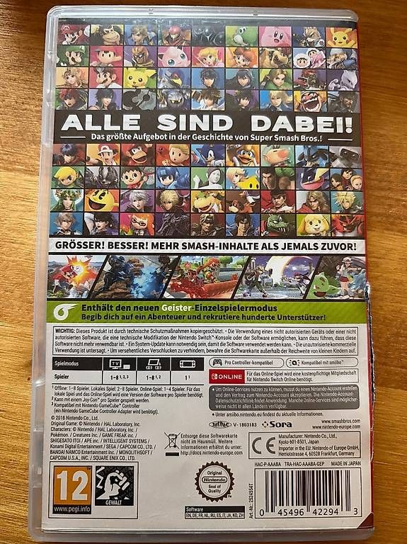 Spiele: Super Smash Bros Ultimate Switch – Gebraucht aus Fideris von Psyfloor 1