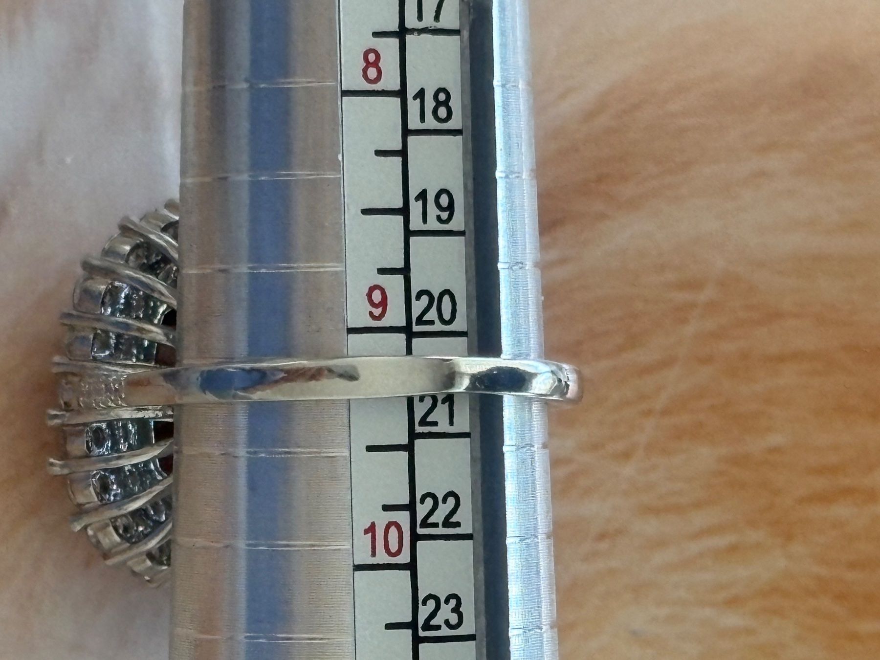 Ringe: Luxus Elegante Gr.19/9 Ring Farbe: Silber /Braun /Weisd – Neu (gemäss Beschreibung) aus Biel-Bienne von Roserosse13 6