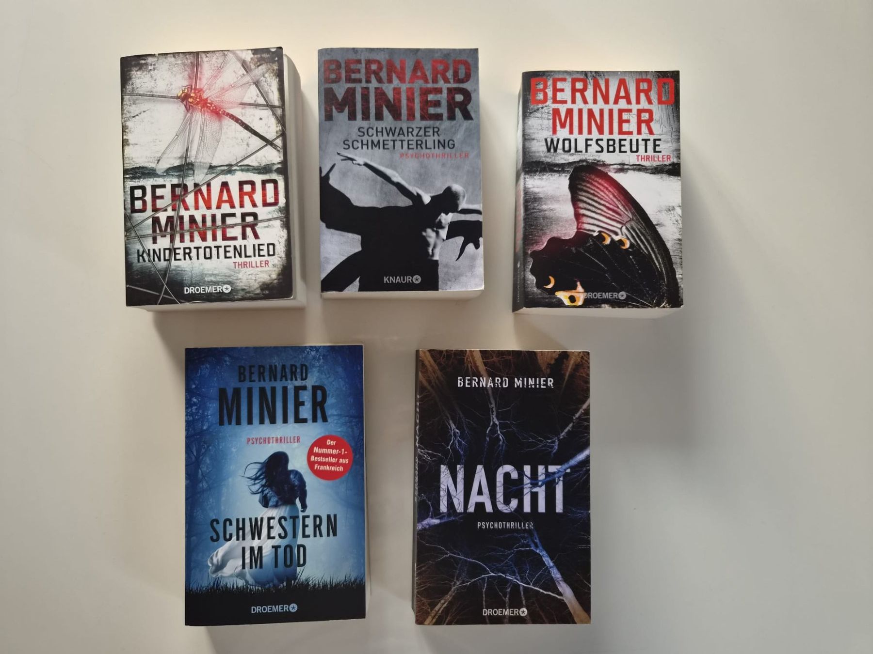 Bücher: 5x Bernard Minier Thriller – Gebraucht aus Amriswil von Alfaromeo007
