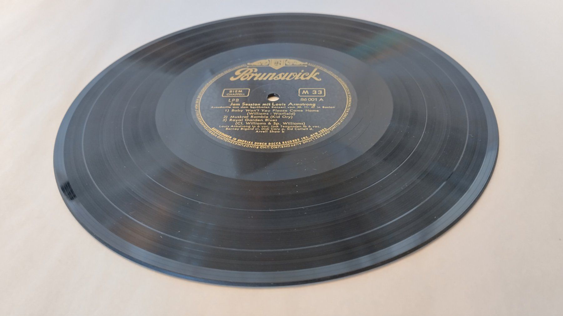 Dischi in vinile: Jam Session mit Louis Armstrong / 10Inch LP 1955 – Usato da Bellach venduto da JingleJerry 3