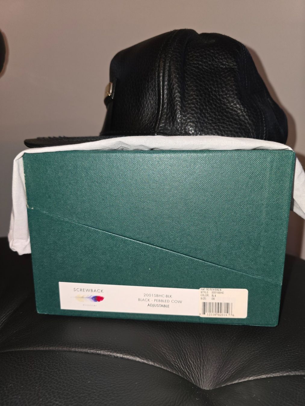 Copricapi, berretti & cappellini: Buscemi leather baseball cap – Nuovo (secondo la descrizione) da Grenchen venduto da Lucifero17 2