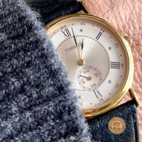 Armbanduhr Tissot mit kleiner Sekunde – läuft perfekt