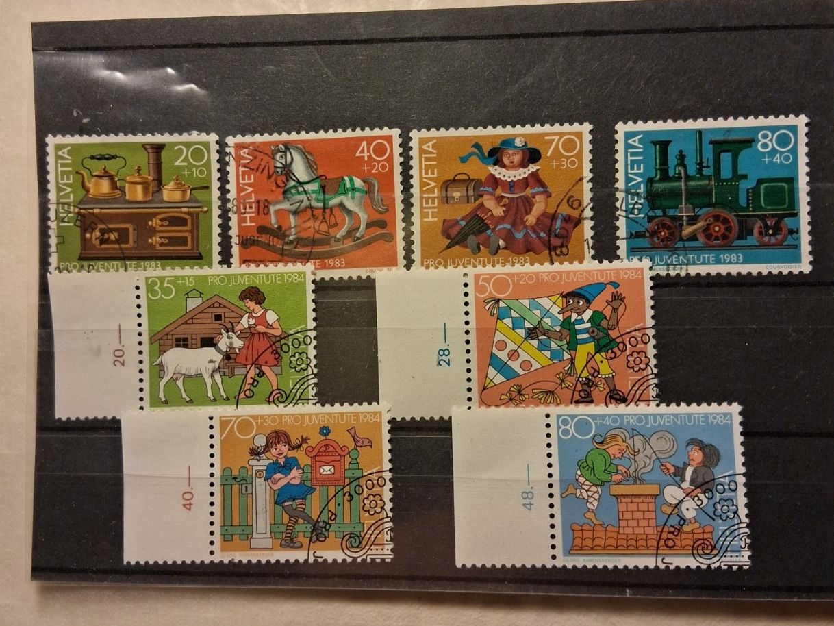 Tutti i francobolli: PJ 1983-84 gest. – Usato da Buchs SG venduto da Tigeradler