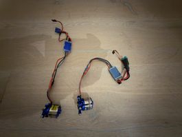 RC Brushless-Set: 2x E-flite Outrunner 3800Kv + 2 ESC