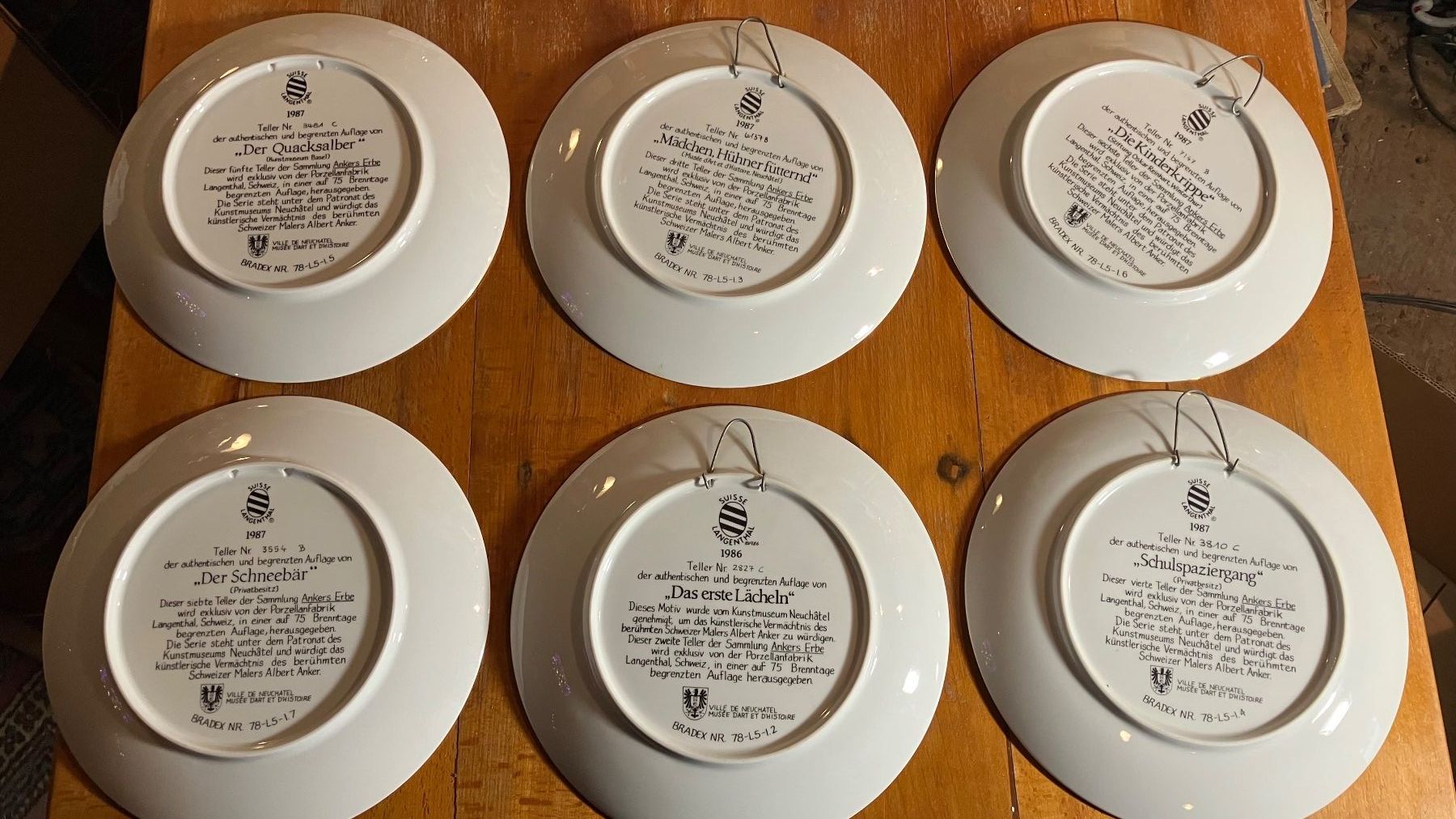 Piatti: Assiette Teller Anker collection Sammlung Langenthal – Usato da St-Cierges venduto da LeRegain 4