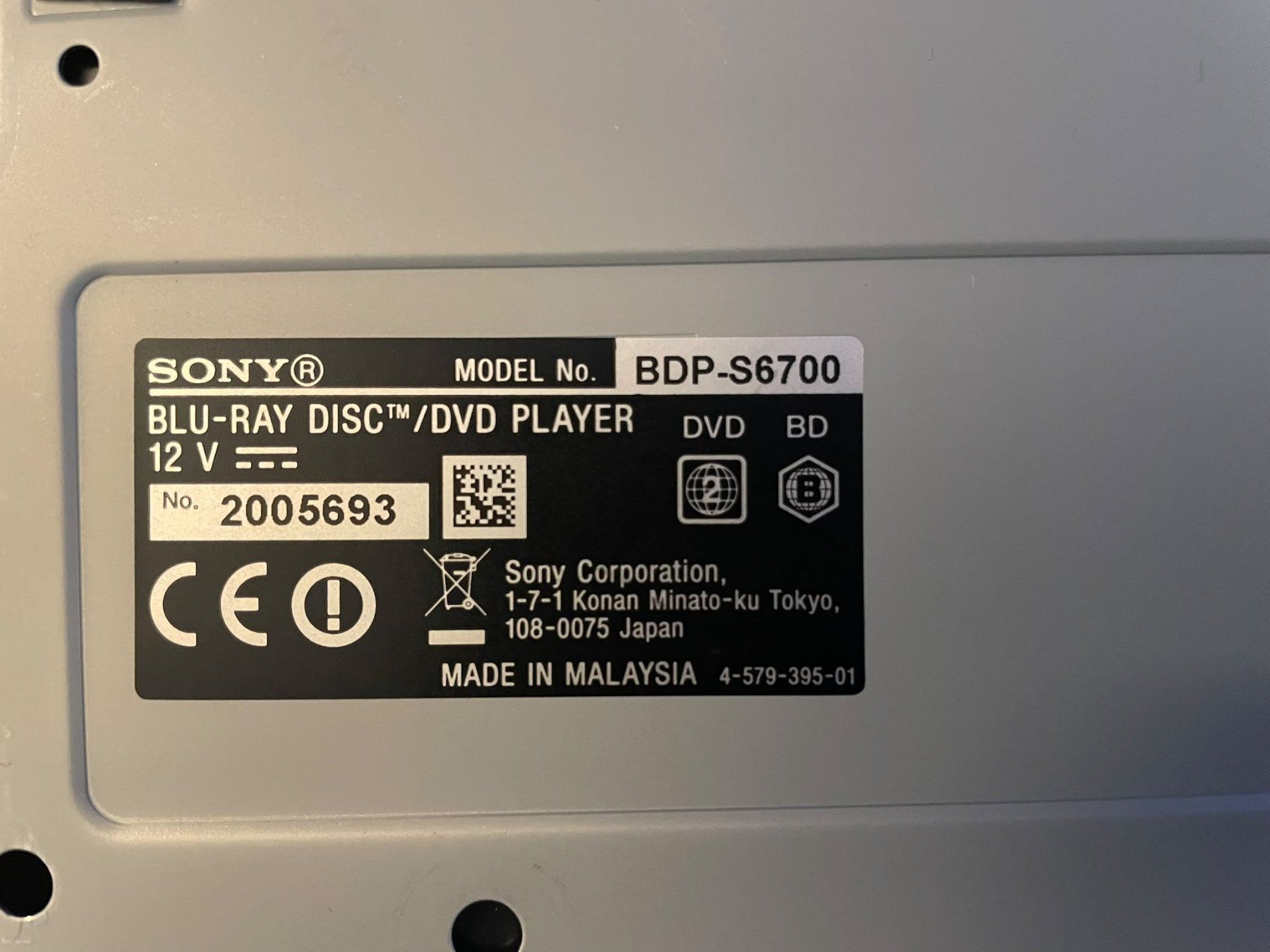 Sony Sistemi audio & multimediali: Sony Bdp-S6700 Blu-Ray Disc / DVD-Player – Usato da Schaffhausen venduto da Jove1 5