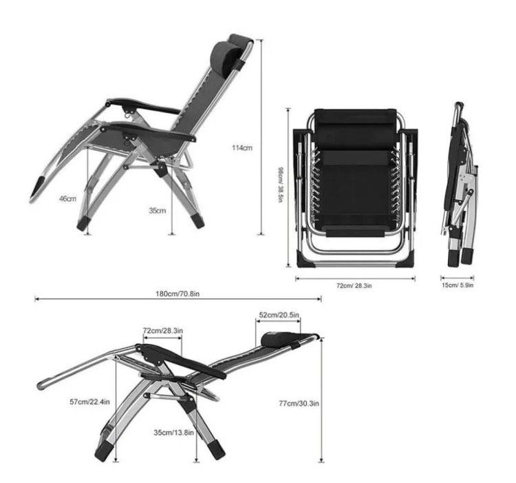 Sedie a sdraio: 2x Garten-Liegestuhl / Sonnenliege – Nuovo (secondo la descrizione) da Wabern venduto da koe_97bw 4