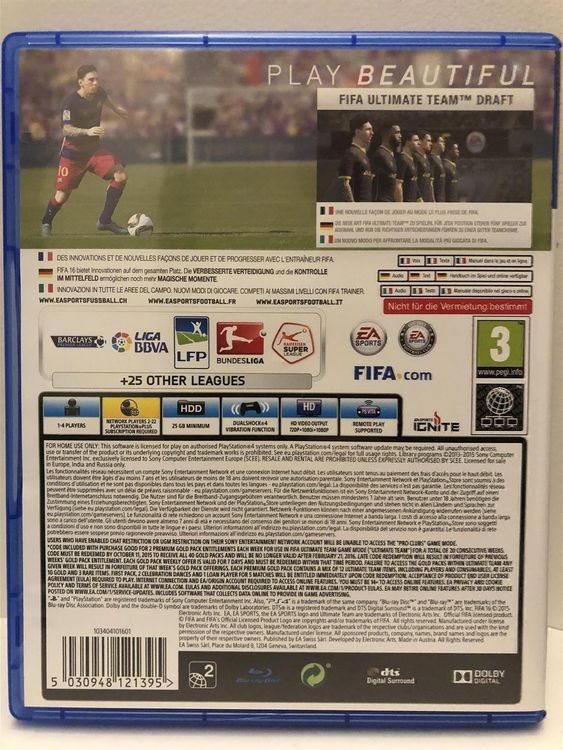FIFA 16 - Deluxe Edition (PS4) | Kaufen auf Ricardo