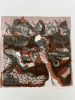 BARBARA LANGE LITHOGRAPHIE SIGNIERT NUMMERIERT