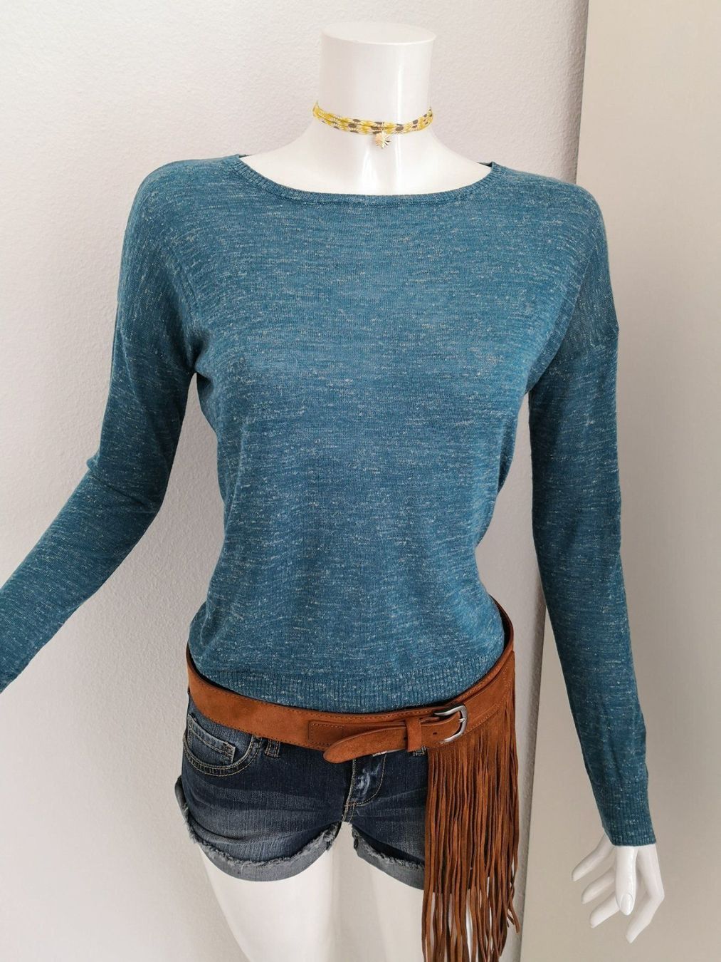 Mango Maglioni & Felpe: 🤩MANGO 3-MODEL STRICK PULLOVER TÜRKIS & DRUCKKNÖPFE & D&G P – Nuovo (secondo la descrizione) da Olten venduto da Naja-Twins-Twins 2
