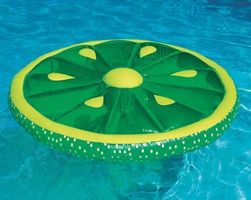Luftmatratze Limette Schwimminsel ø 156 cm