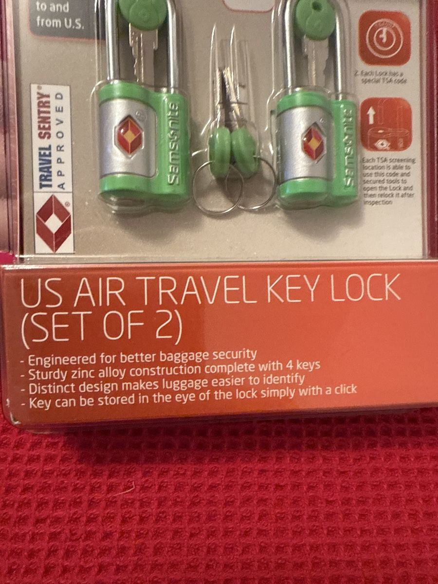 Lucchetti: NEU*** SAMSONITE TRAVEL KEY LOCK*** 2 Stk***MARKEN WARE*** – Nuovo e nell'imballaggio originale da Zürich venduto da Ceca52 4