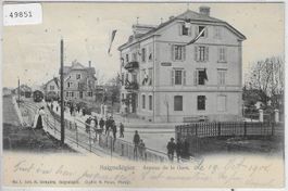 Saignelegier - Avenue de la Gare - animee