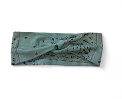 Stirnband Bandana Muster mintgrün 