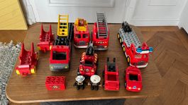Lego Duplo Feuerwehr Set Löschfahrzeug Feuerwehrfiguren