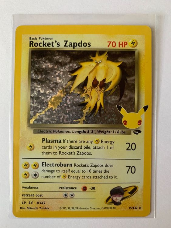 Pokémon Celebrations Rockets Zapdos Kaufen Auf Ricardo 