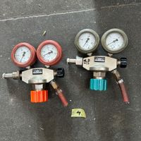 Set Autogen Druckreduzierventil Acetylen und Sauerstoff 4