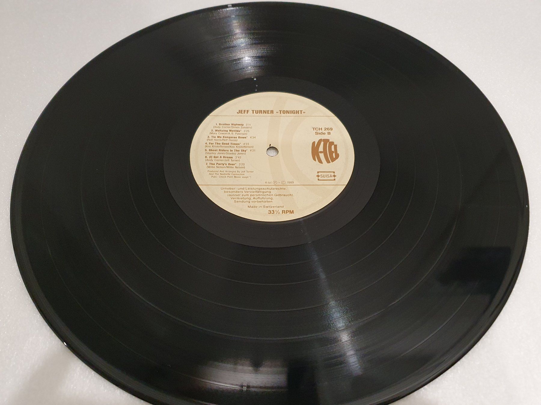 Dischi in vinile: Jeff Turner – Tonight... – Usato da Uster venduto da Vinyl-Leidenschaft 4