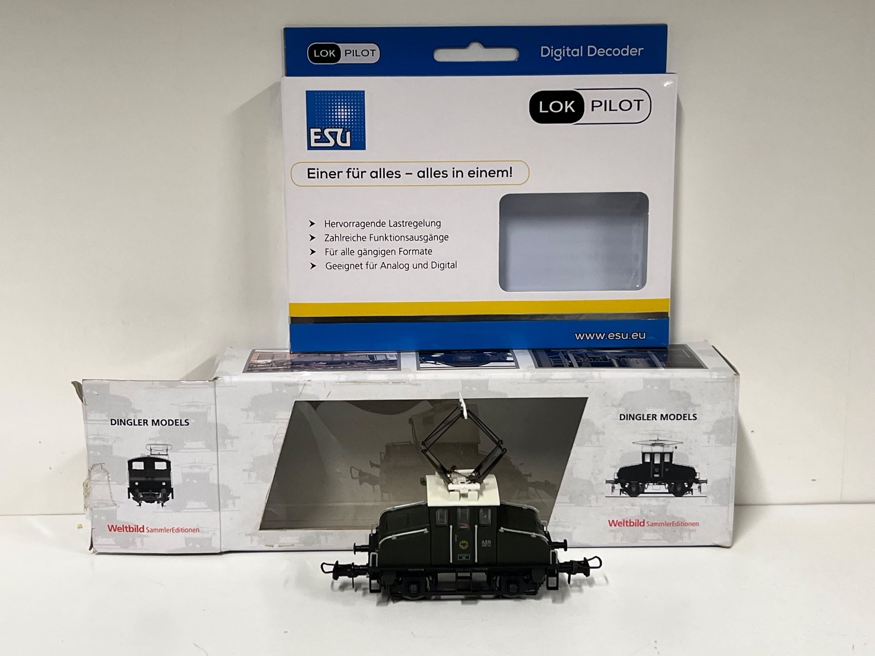 Modellini di ferrovie: Dingler Models Rarität Esu V5 Digital – Nuovo e nell'imballaggio originale da Geroldswil venduto da TopTrain54