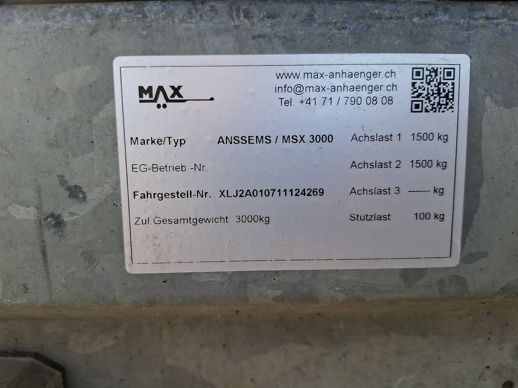 Anhänger: Anhänger Assems – Gebraucht aus Wolfhalden von volvo123gt 4