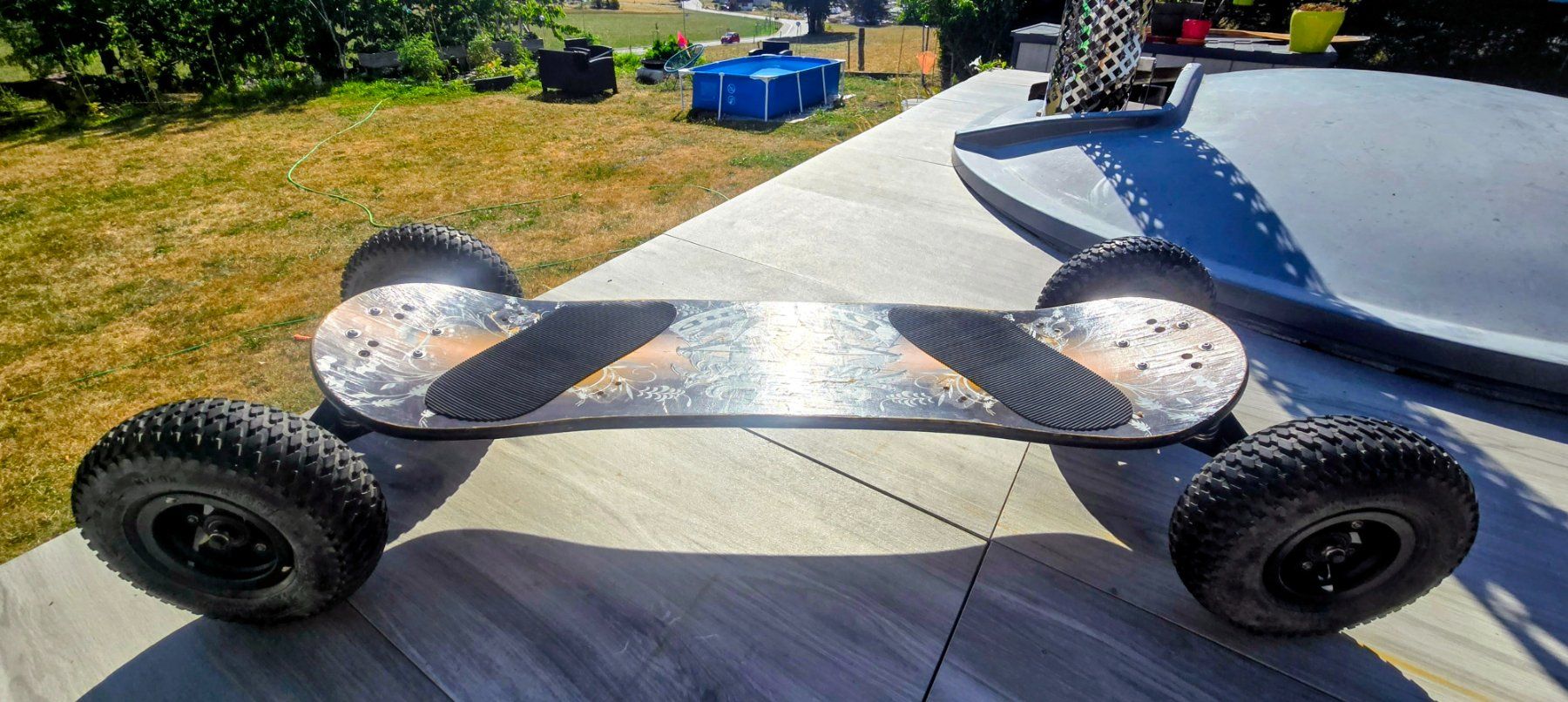 Skateboards: Mountainboard Skateboard Trio Action – Gebraucht aus Magglingen/Macolin von Vieuxdruide 1