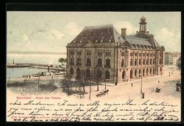 AK Neuchâtel, Hotel des Postes, 1901