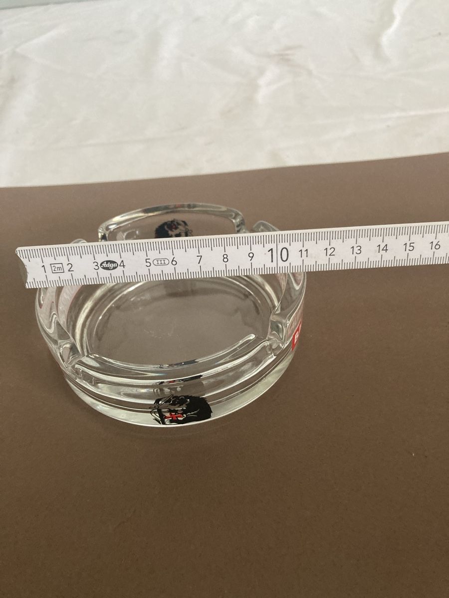 Portacenere: Aschenbecher Glas Baumberger Bier Durchmesser ca. 11cm – Usato da Aarwangen venduto da to-hirschi 2