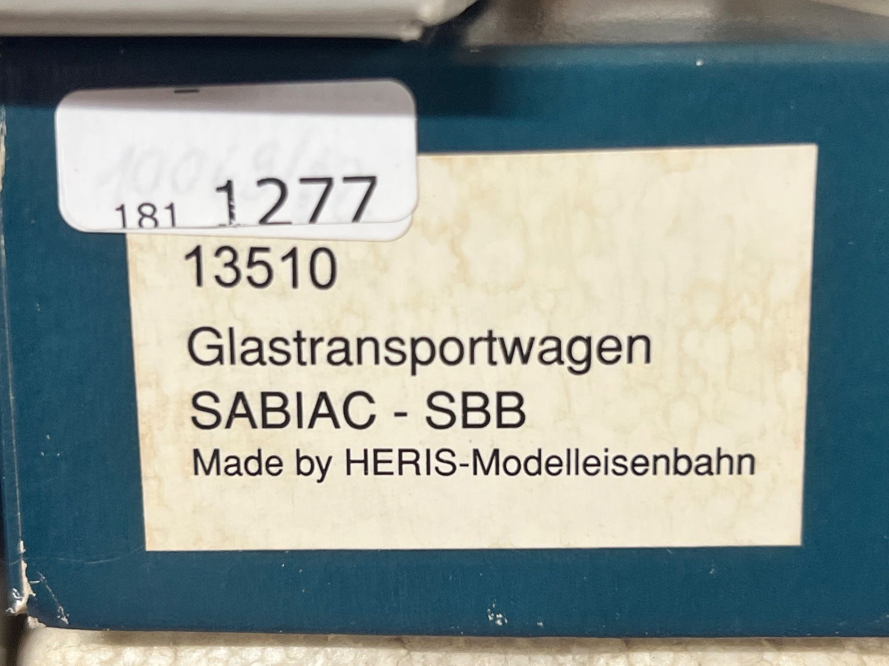 Modelleisenbahnen: Heris H0 Glastransportwagen SBB DC – Gebraucht aus Neuenhof von ludovicco 7