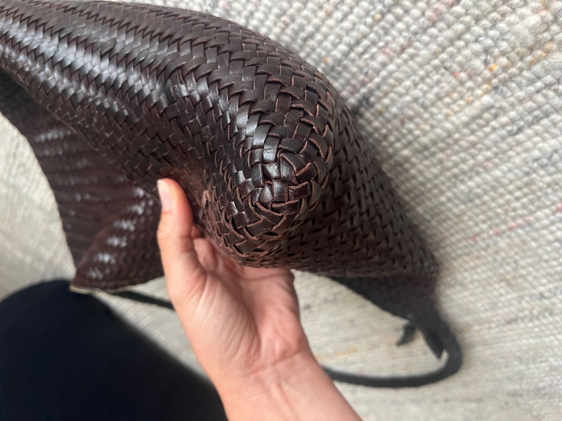 Massimo Dutti Borse da donna: Massimo dutti woven leather bag – Usato da zürich venduto da schmid1234 8