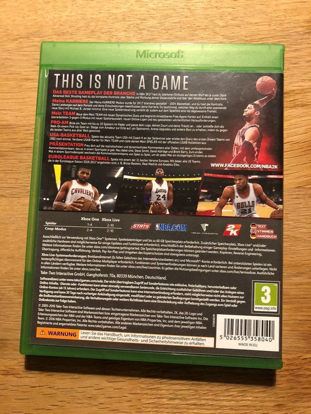 Microsoft Spiele: NBA 2K 17 für Xbox One – Gebraucht aus Kestenholz von Dickies09 1