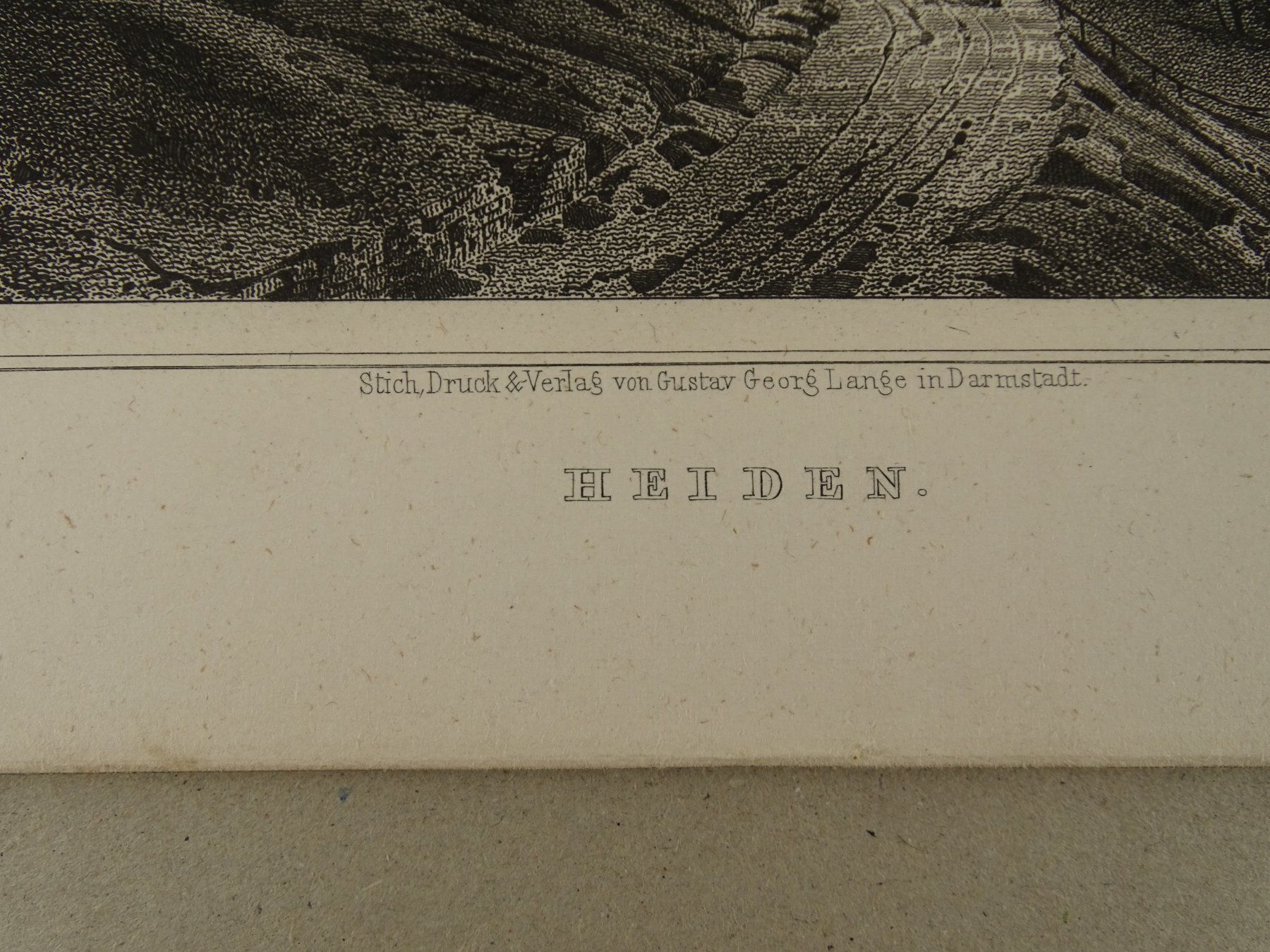 Incisioni: HEIDEN, STAHLSTICH NACH ROHBOCK 1870 – Usato da Grüningen venduto da Kartensammler 7