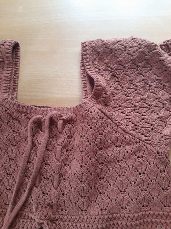 Top: Crop Top . von Pieses . S . rostrot . Baumwolle – Nuovo (secondo la descrizione) da Leuggelbach venduto da schmetterlings-fee 3