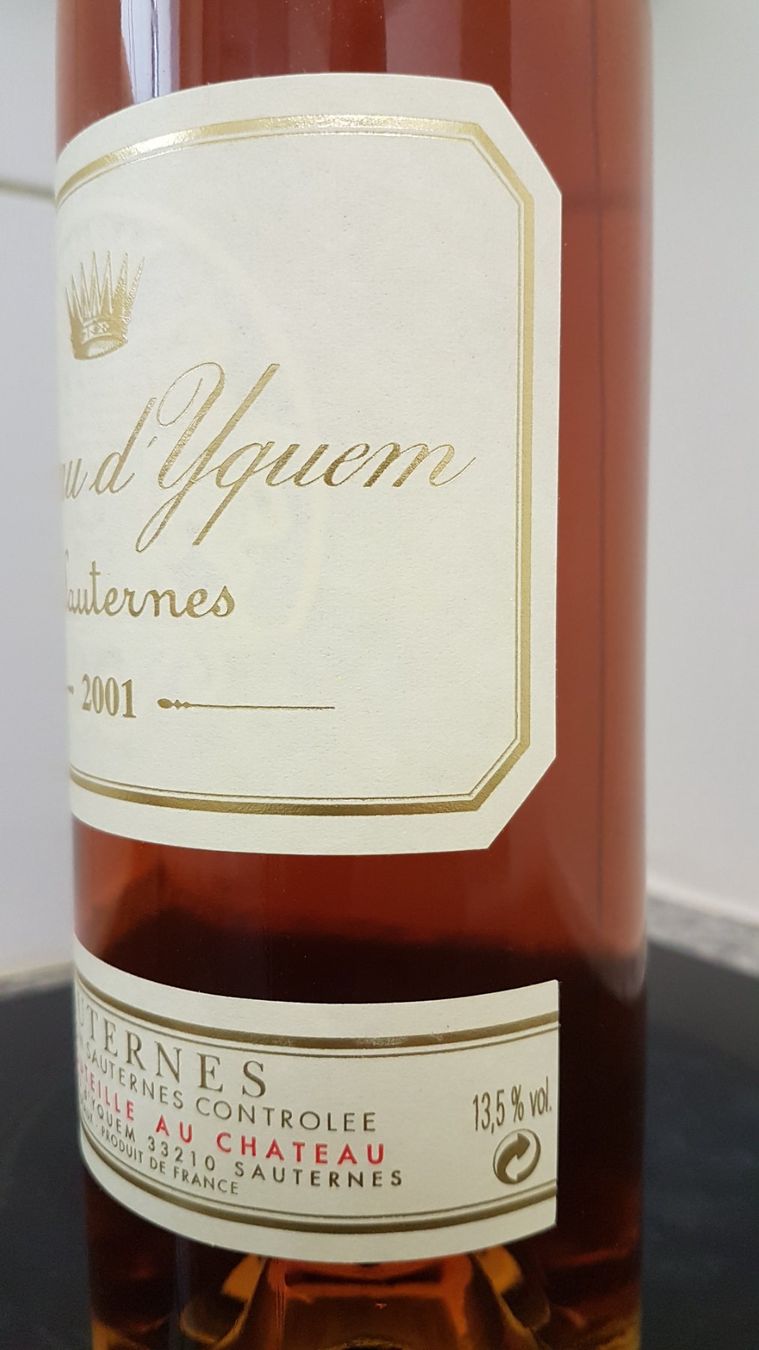 Yquem Vino: Château d'Yquem  2001    75 cl. – Nuovo (secondo la descrizione) da Grenchen venduto da poggione 4