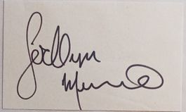 Lochlyn Munro Autogramm signiert Karte 7x10cm