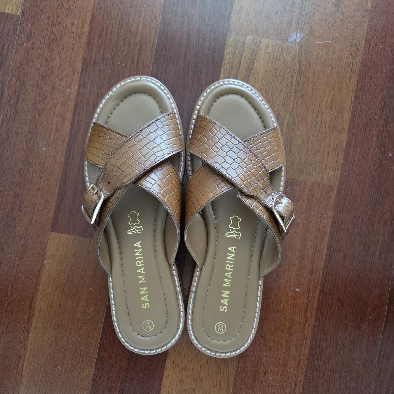 Damenschuhe: San Marina Sandals Brown Size 39 – Neu (gemäss Beschreibung) aus Échichens von sosoleily 1