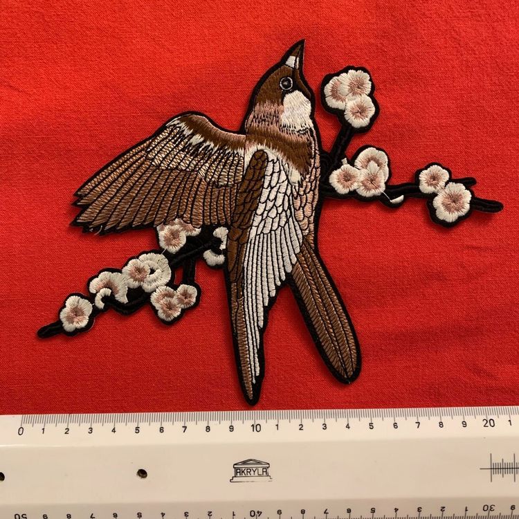 Cardinal On Ast Patches (3er-Pack) Vogel Bestickt Aufbügeln